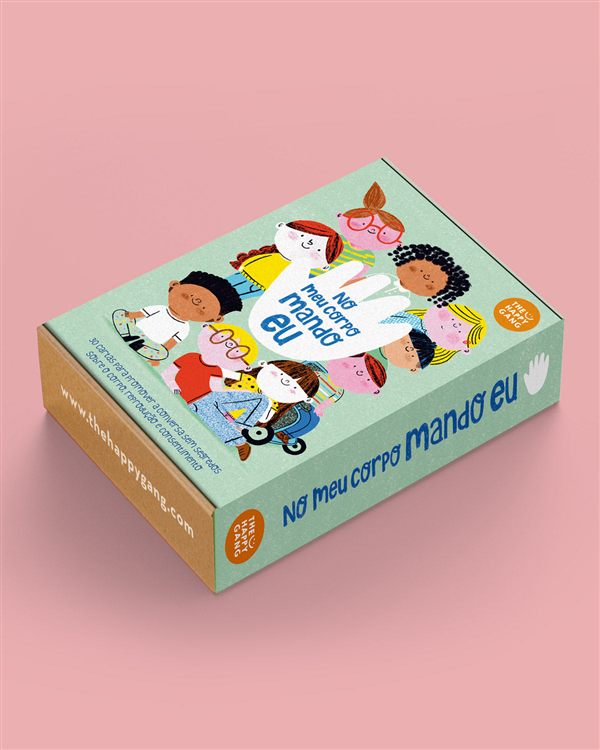 Box of the No Meu Corpo Mando Eu! card game