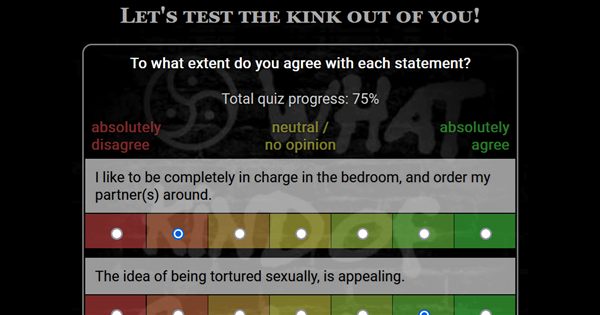 BDSM Test preview